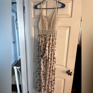 Size small floral maxi dress